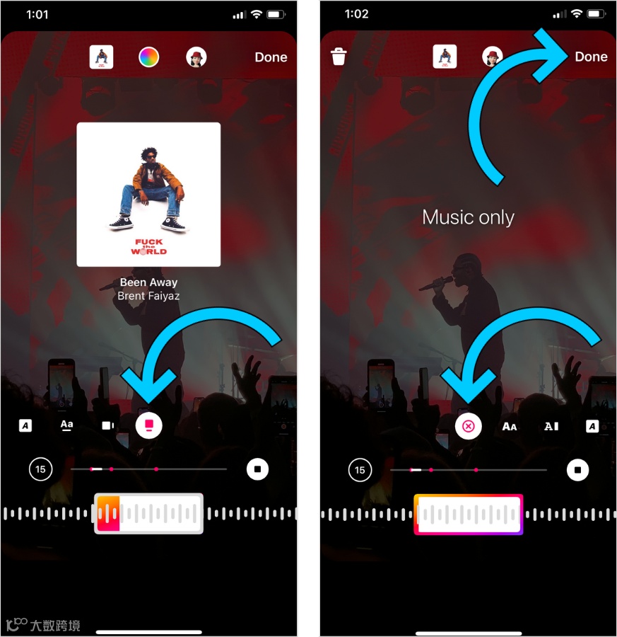 将配乐添加到Instagram story和Post需要几步？