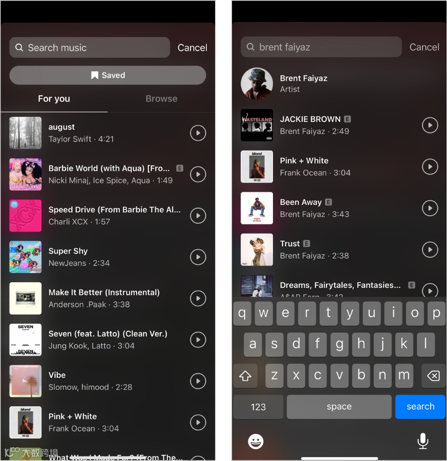 将配乐添加到Instagram story和Post需要几步？