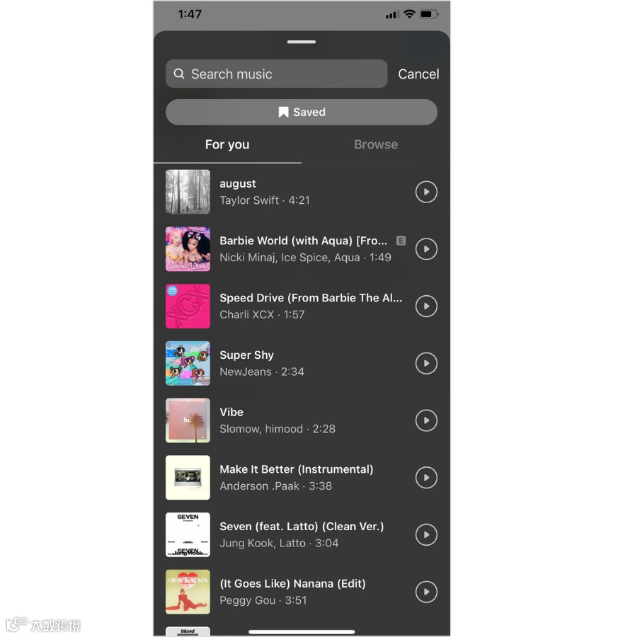 将配乐添加到Instagram story和Post需要几步？
