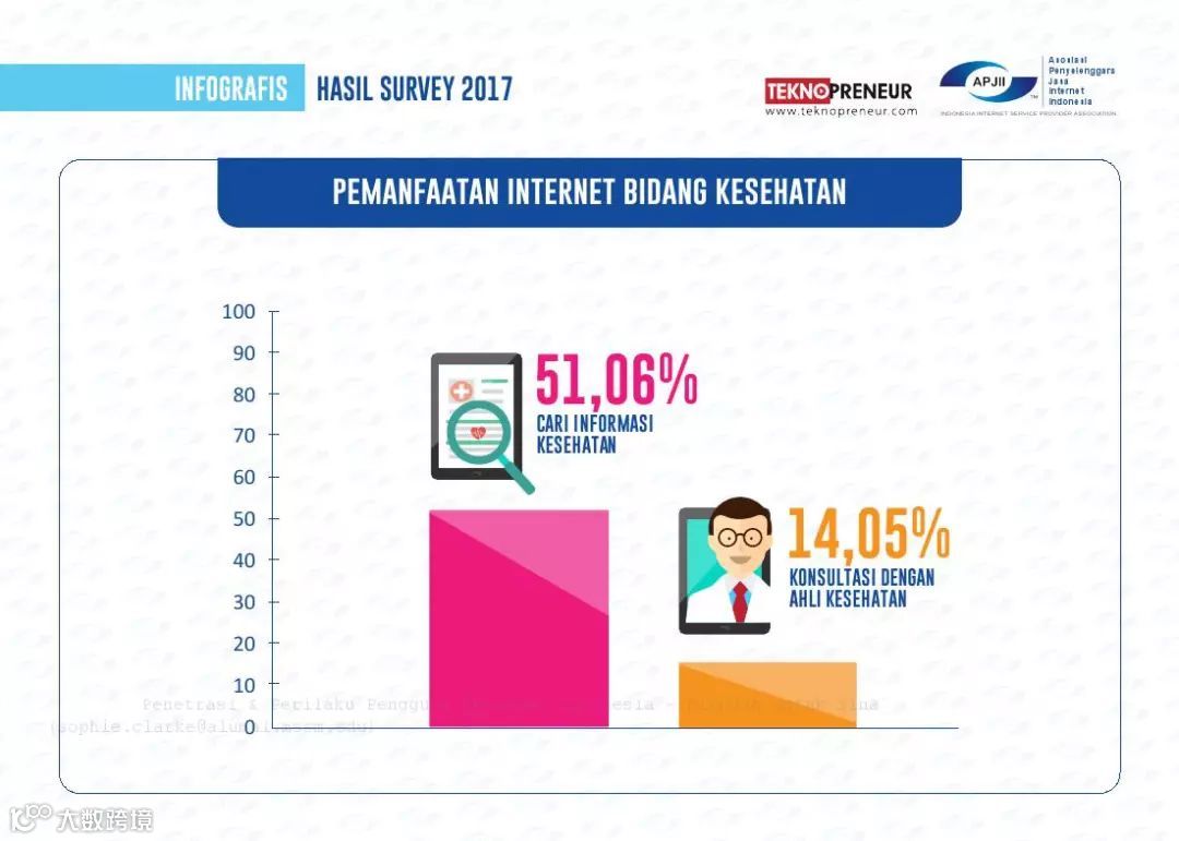 2017年印度尼西亚网民普及率和行为报告