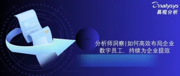 分析师洞察| 如何高效布局企业数字员工，持续为企业提效