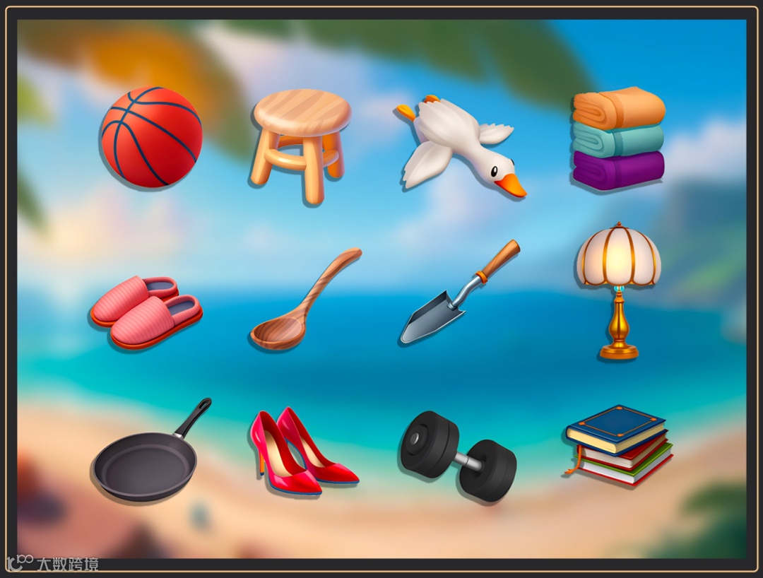 AI一键实物转绘画，批量制作休闲游戏小道具！