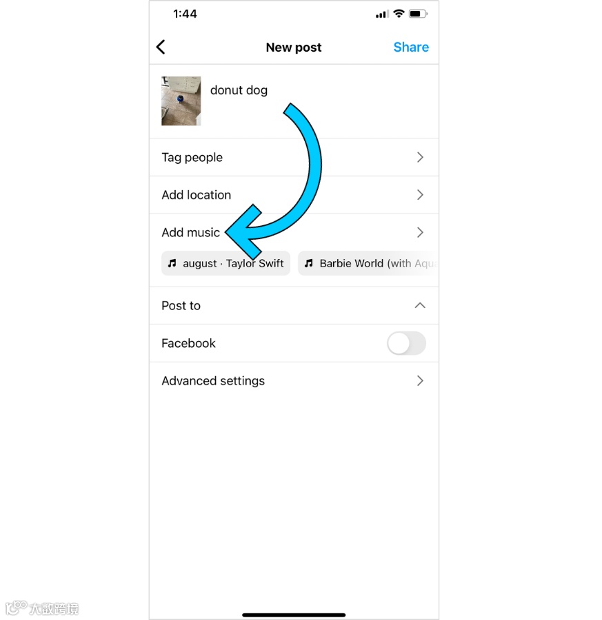 将配乐添加到Instagram story和Post需要几步？