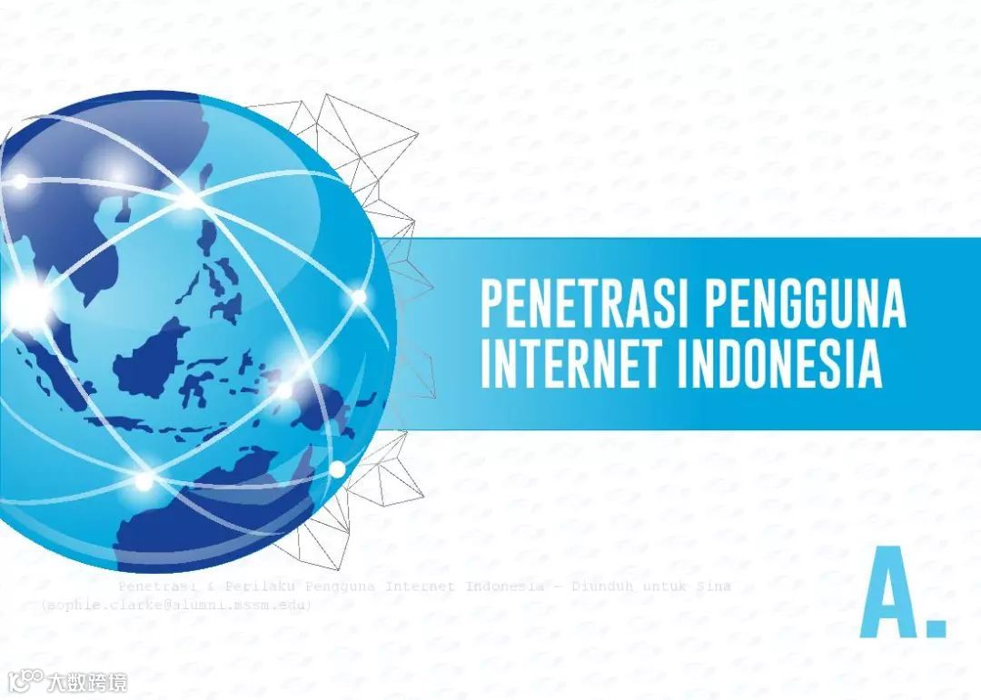 2017年印度尼西亚网民普及率和行为报告