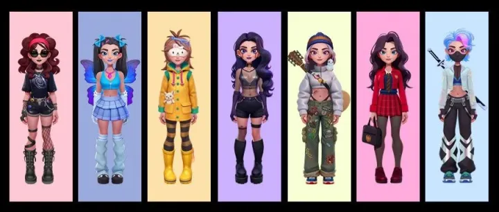 卷怕了？！来看看用AI辅助《换装游戏》角色造型设计