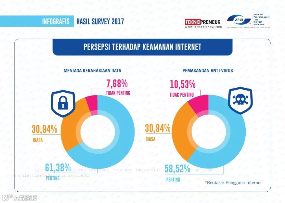 2017年印度尼西亚网民普及率和行为报告