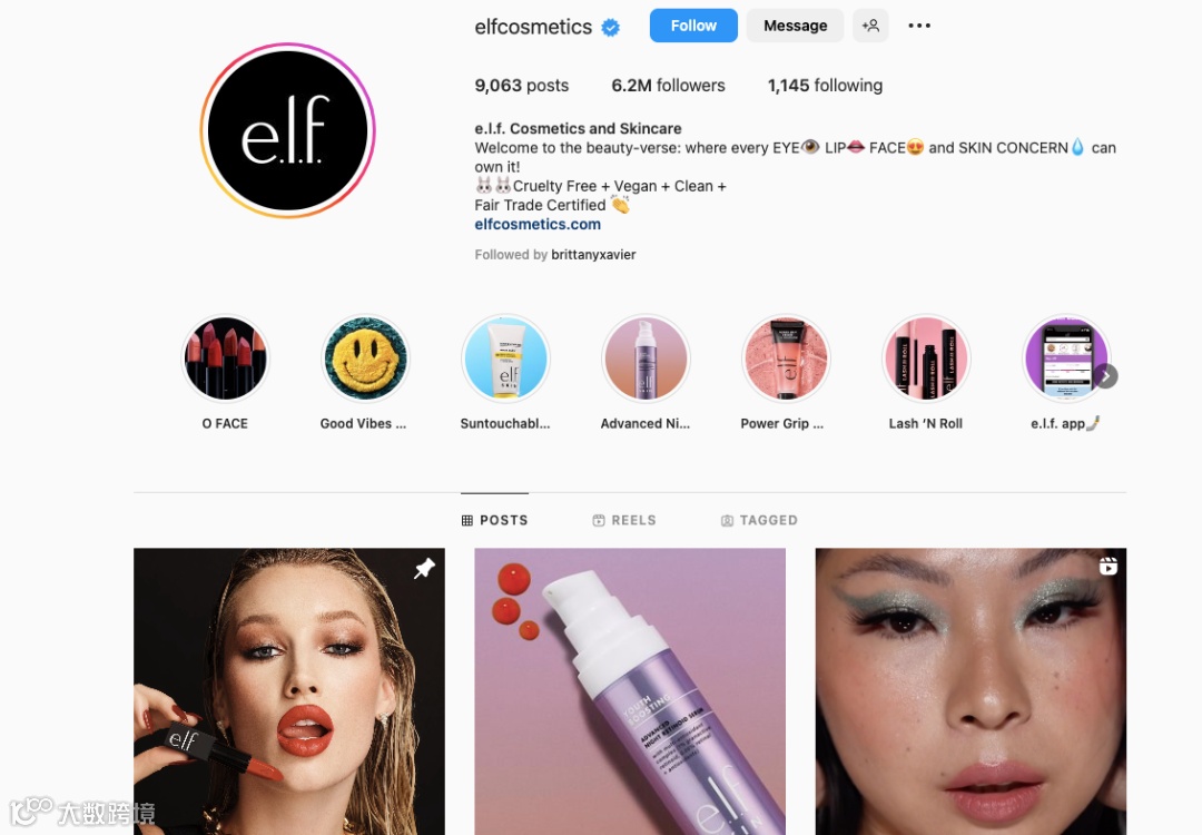 + 23%！平价美妆品牌e.l.f.如何通过网红营销翻身成为Z世代的最爱？