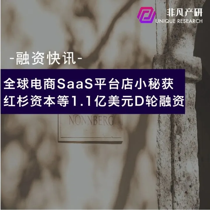 全球电商SaaS平台店小秘获红杉资本等1.1亿美元D轮融资