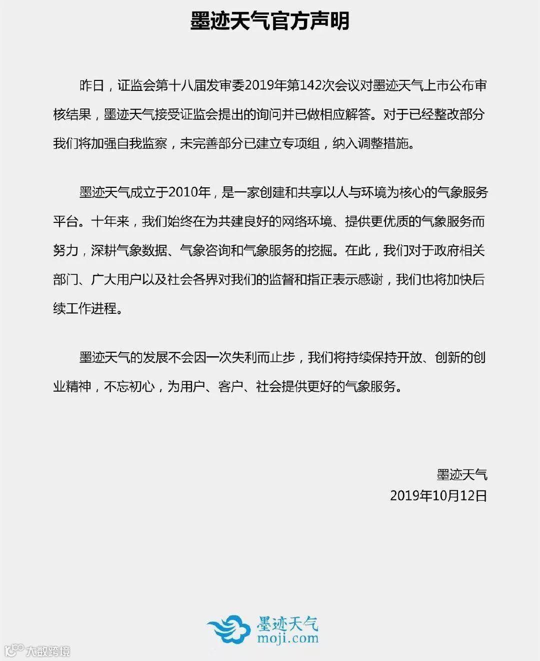 懒人周报 | 墨迹天气IPO被否；贾跃亭拟申请破产；港交所放弃收购伦交所