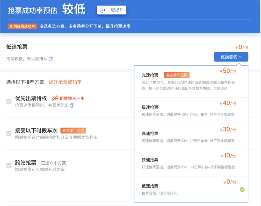 解析春运玄学：携程飞猪去哪儿们的抢票加速包，到底灵不灵？