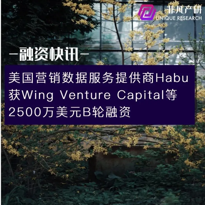 美国营销数据服务提供商Habu获Wing Venture Capital等2500万美元B轮融资