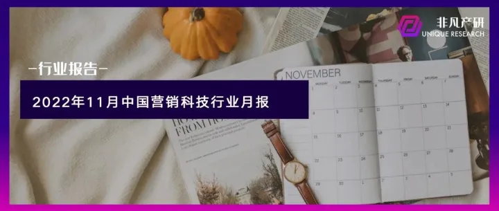 行业报告 | 2022年11月中国营销科技行业月报