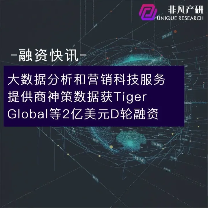 大数据分析和营销科技服务提供商神策数据获Tiger Global等2亿美元D轮融资