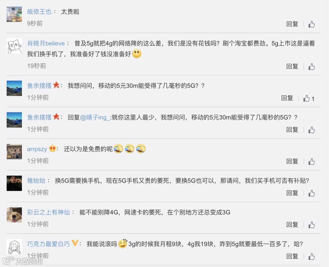 5G资费揭晓，价格之外这些更值得关注｜互动有奖