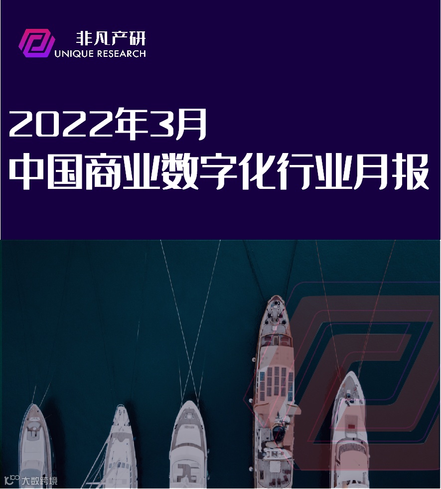 行业报告 | 2022年3月中国商业数字化行业月报