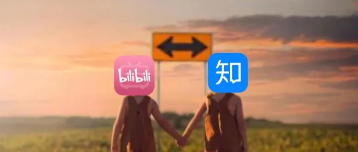 B站向左，知乎向右
