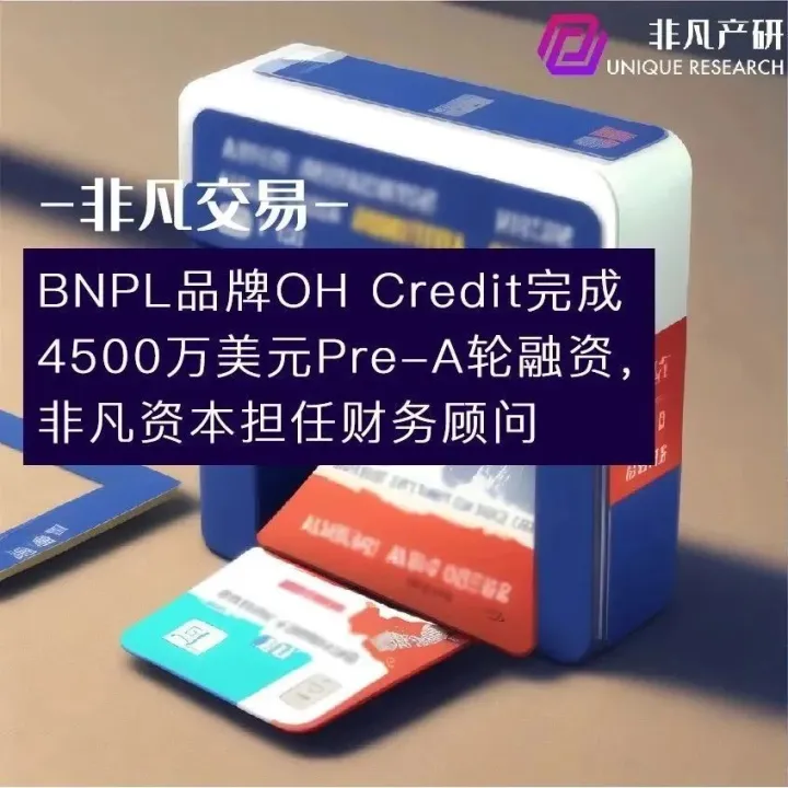 “先买后付”品牌OH Credit获DMS 4500万美元Pre-A轮融资