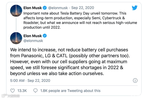 电池日令人失望,特斯拉的大腿可不好抱