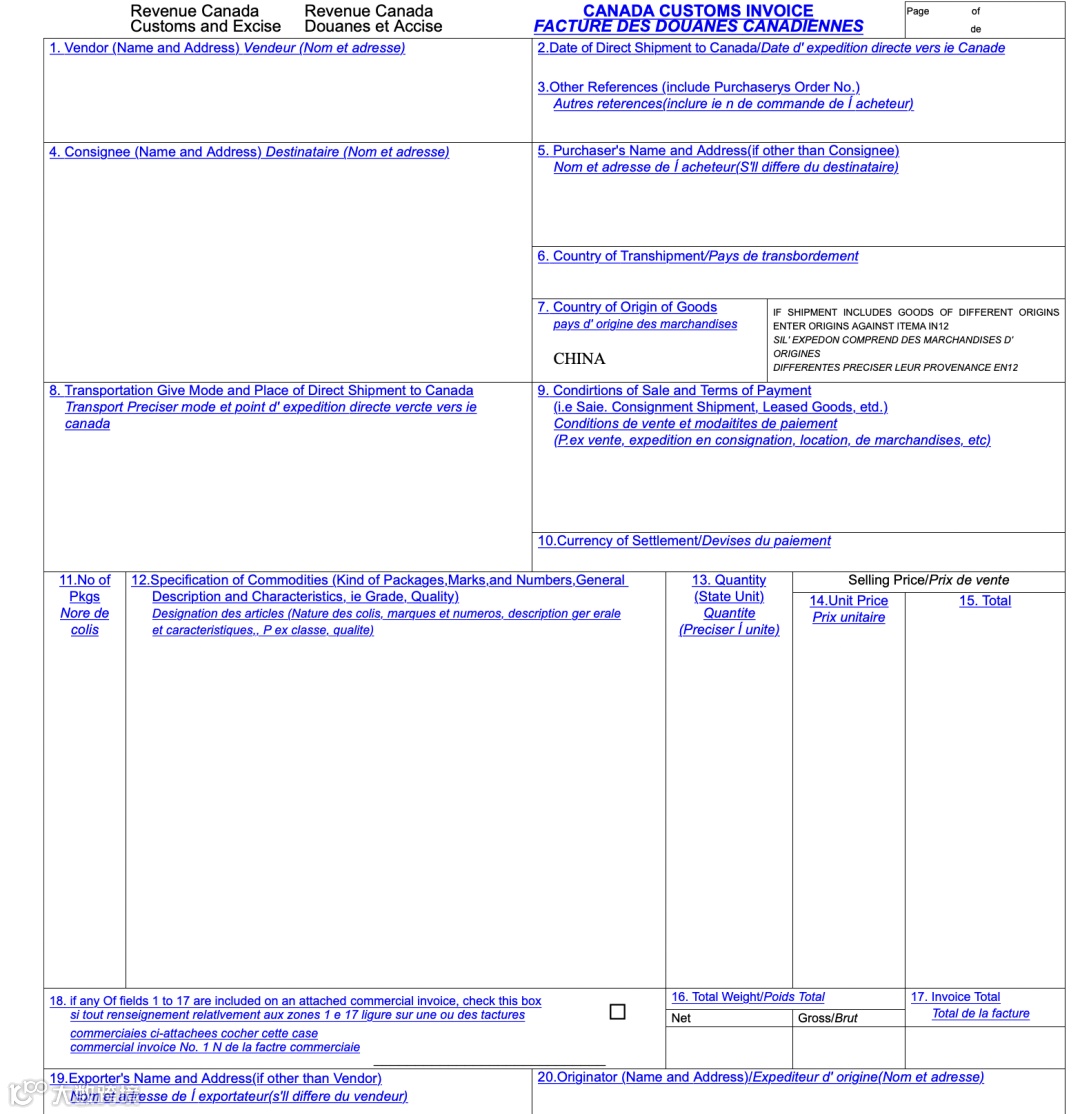 11类外贸单证模板!看这篇就够了!