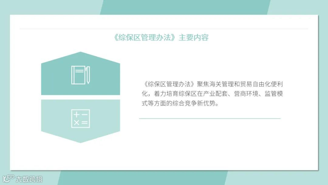 张雪梦：综保区管理办法