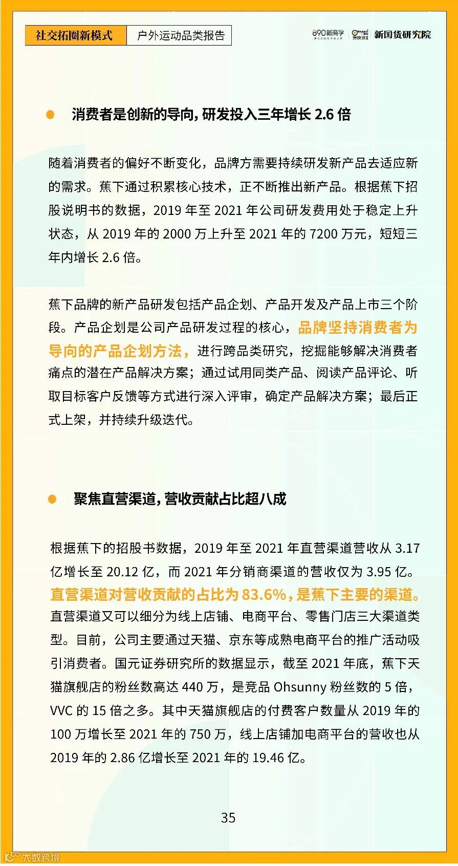 2022年户外运动品类研究报告