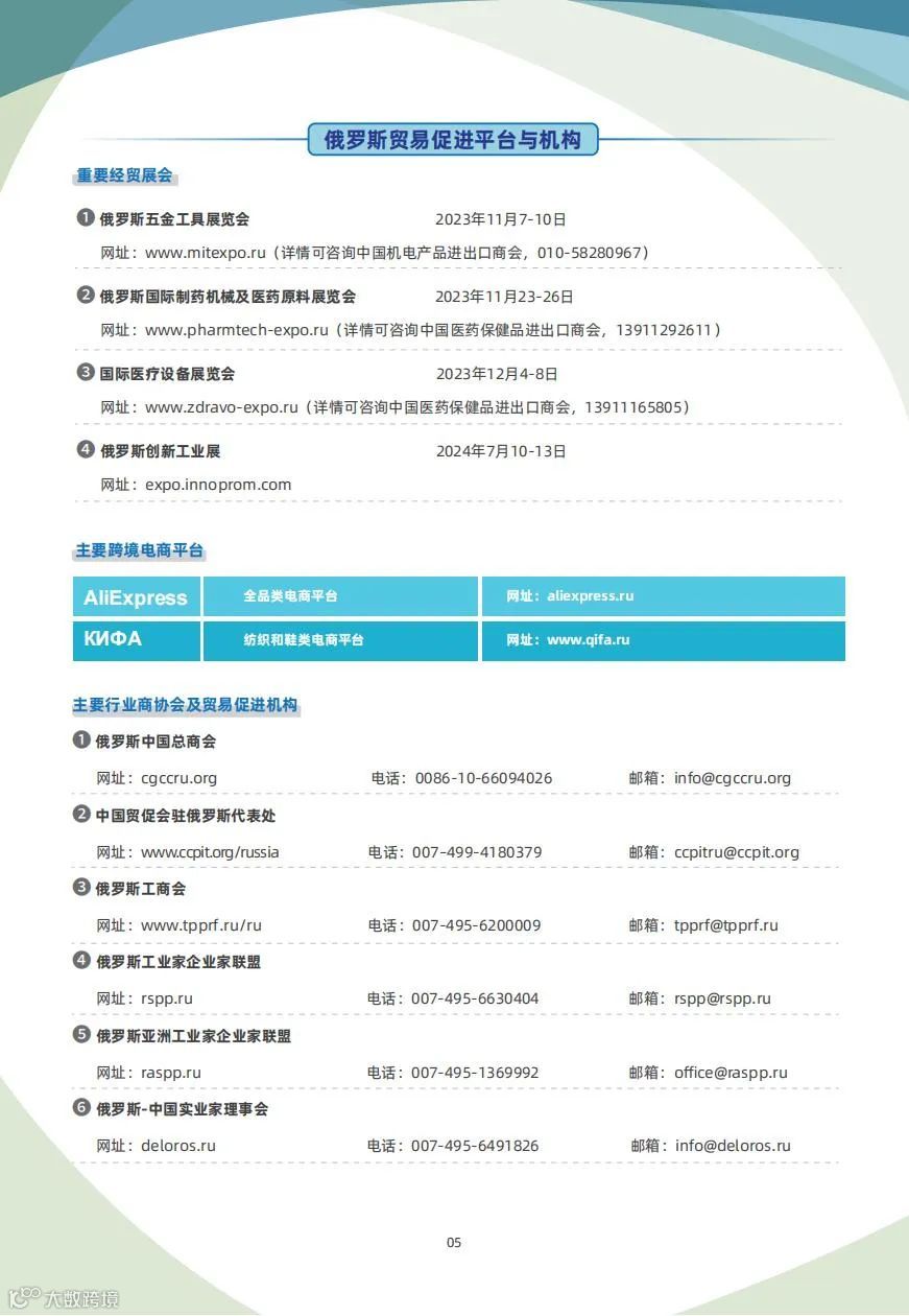 俄国篇 继续《俄罗斯对外外贸贸易指南》8图概述去年