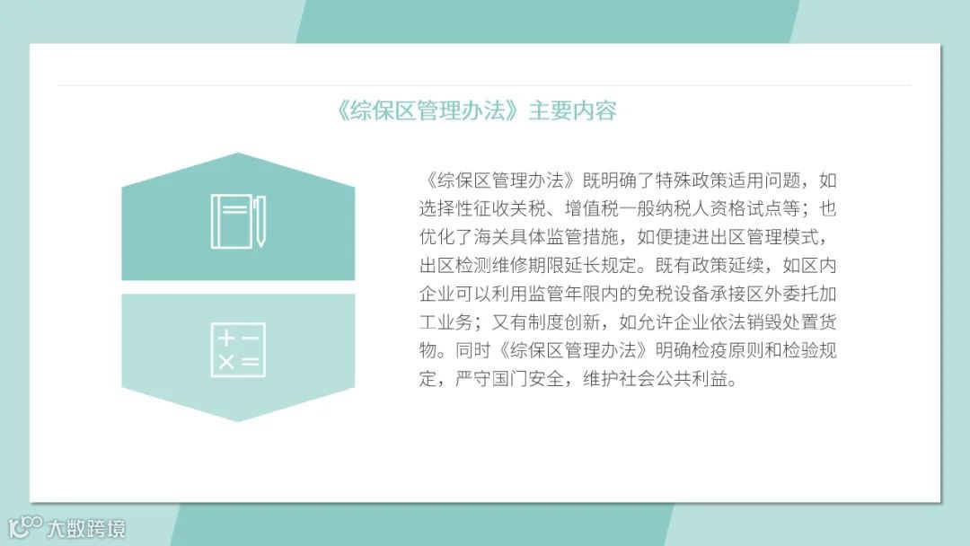 张雪梦：综保区管理办法