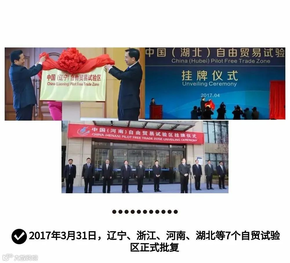 图解！自由贸易区、自由贸易试验区与跨境电商综合试验区