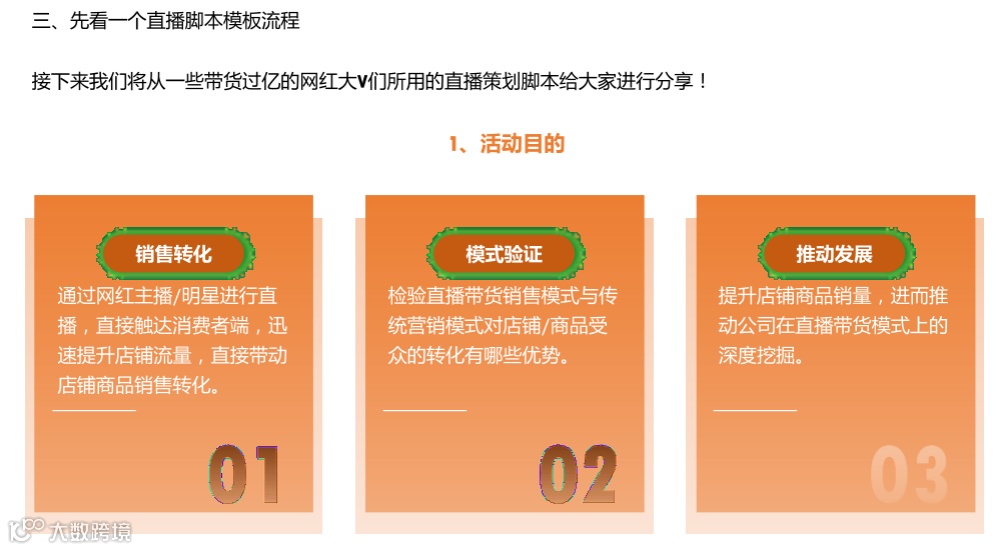 直播脚本设计详细流程全案