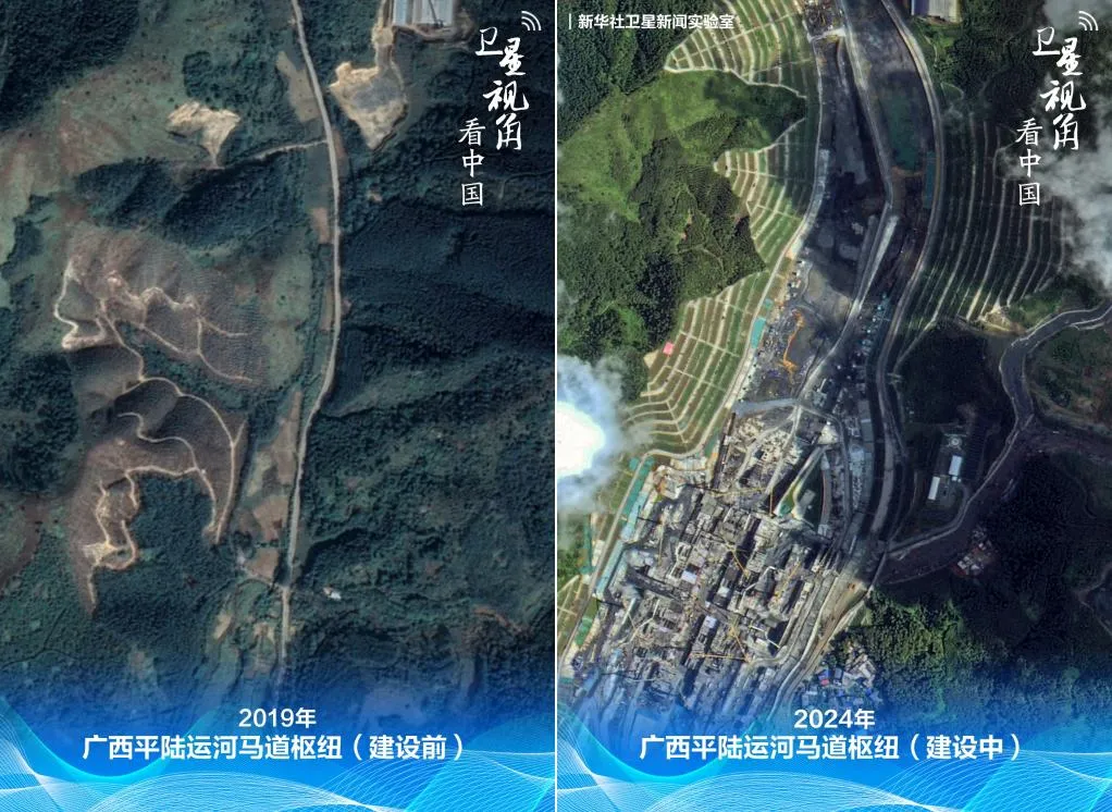 卫星视角看中国|循着总书记关切,看西部陆海新通道建设新貌