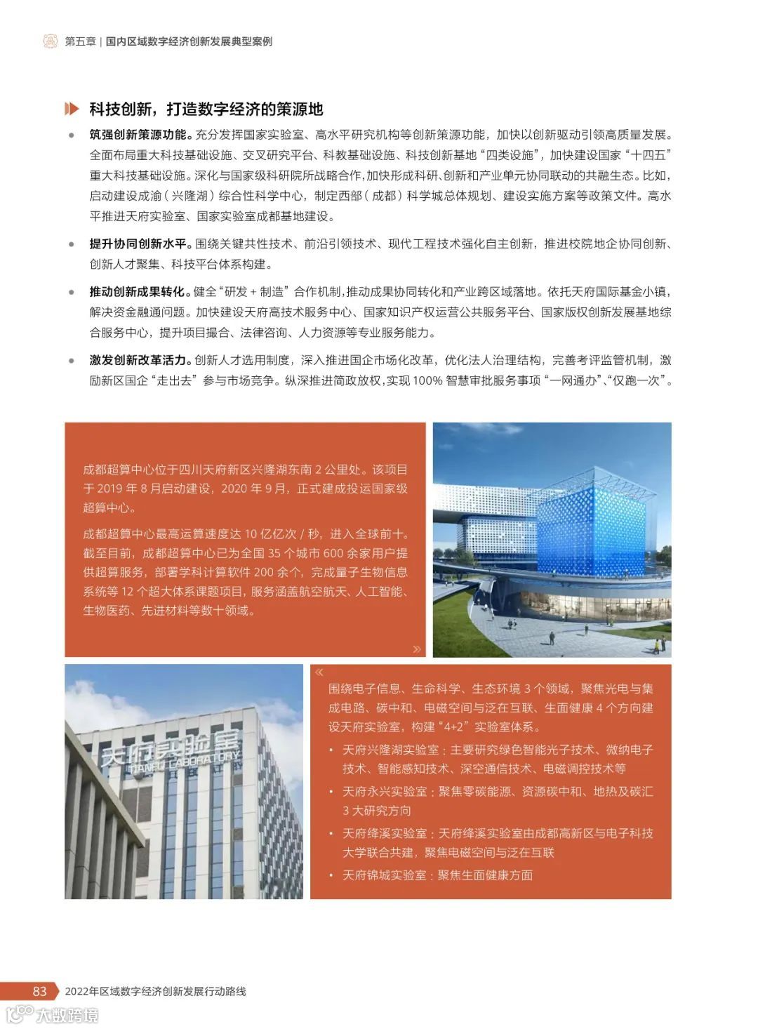 2022年区域数字经济创新发展行动路线