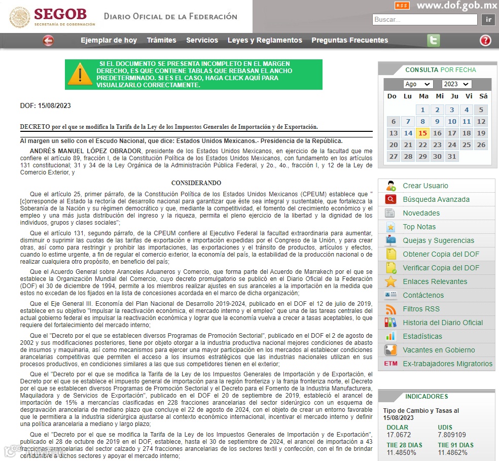 墨西哥上调进口关税！