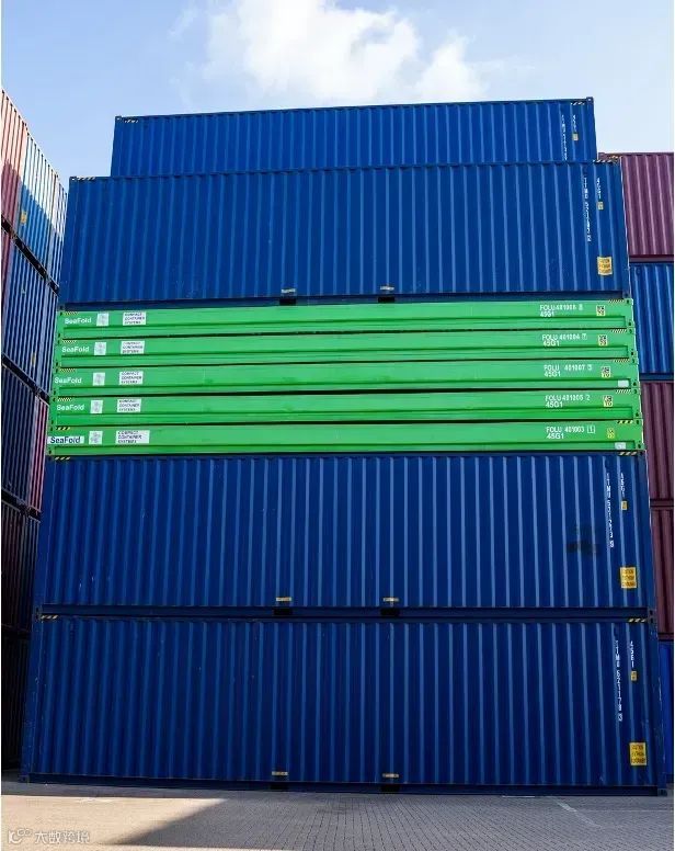 全球首款！五合一折叠集装箱！1个高柜里能放5个？