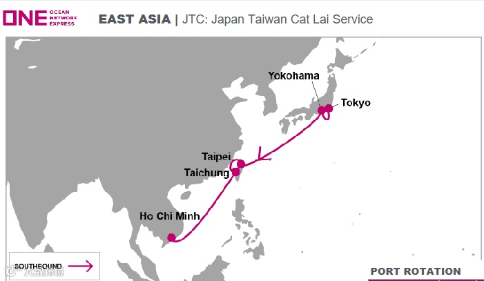 1月22日首航,ONE推出亚洲新航线