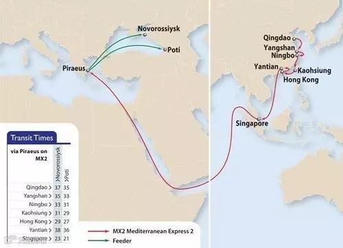 通知丨这家船公司在亚欧航线上增加了四个新的停泊港口