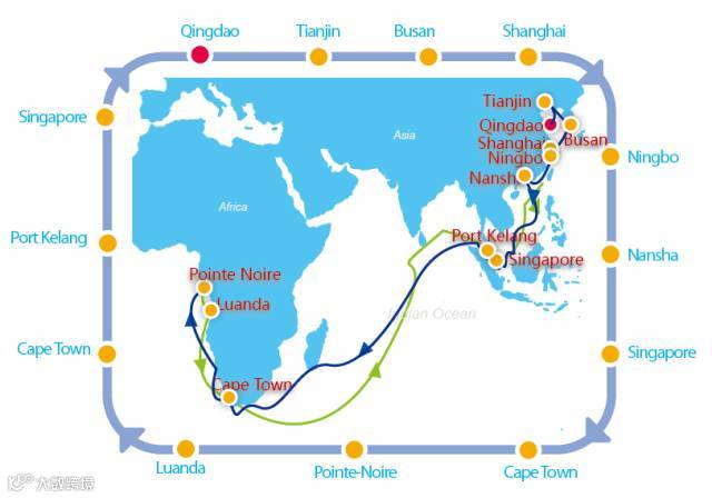 航线丨中远海推出远东-西南非快航服务