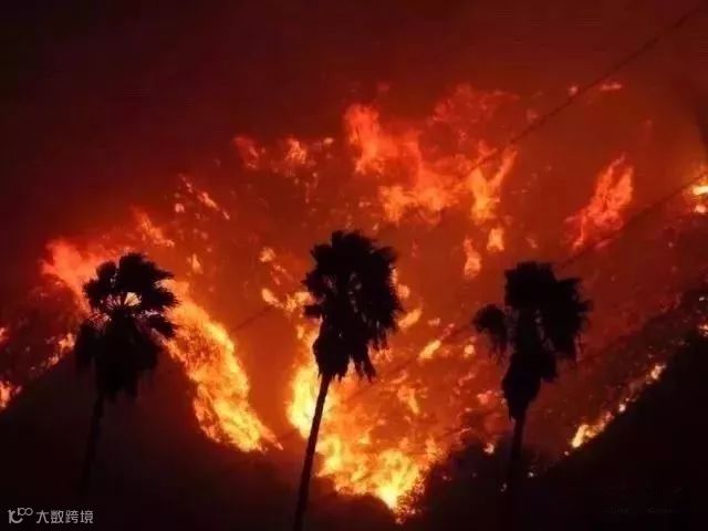 加州大火,洛杉矶告急!或影响圣诞节前后物流