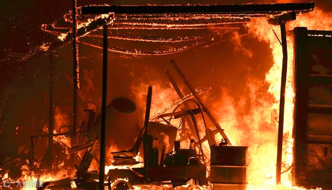 加州大火,洛杉矶告急!或影响圣诞节前后物流