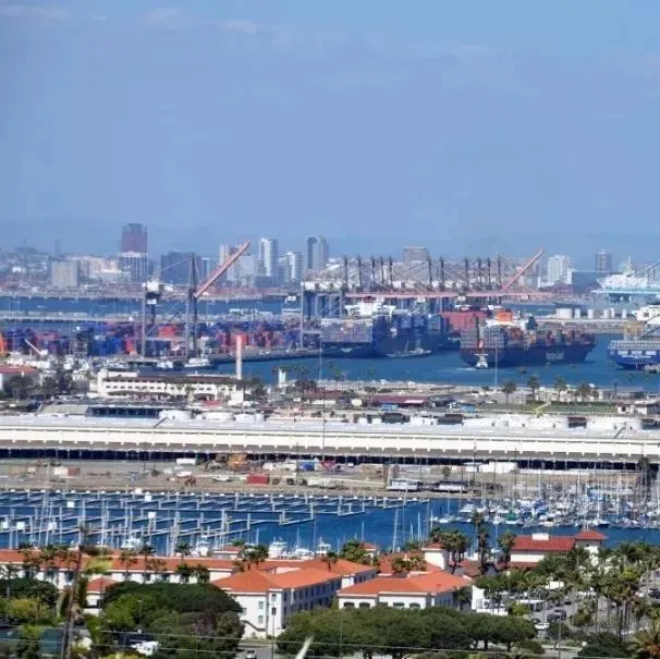 超过30艘集装箱船在美西海岸待泊，美国的运输成本翻了两倍以上