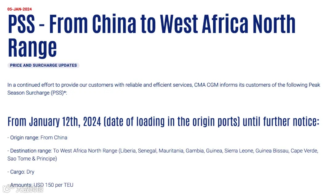 200美元/TEU！涉及多条航线...