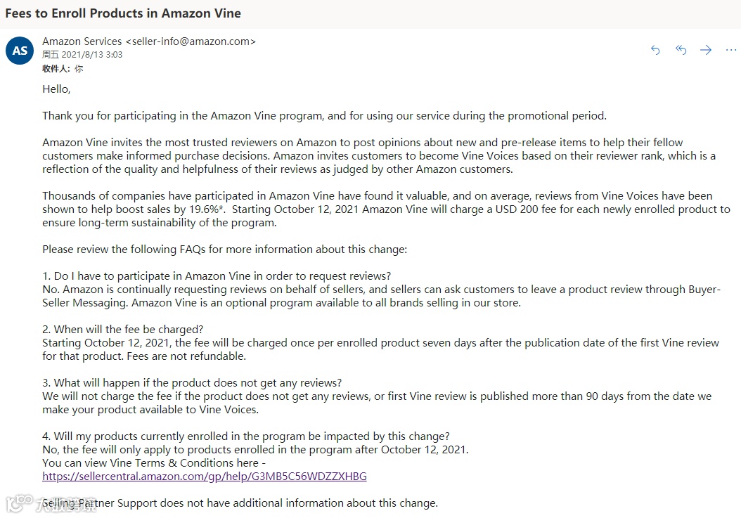 10月12日后，Vine计划将收费200美金