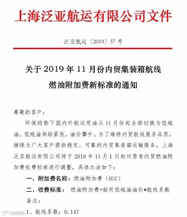 随着限硫令的到来,舱位将紧张!海运费或涨20%