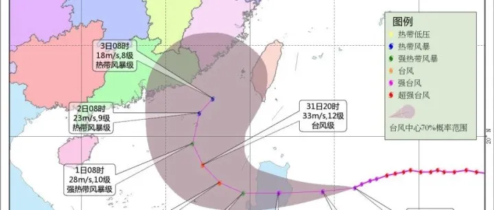 预警丨超强台风“玉兔”本周末或袭华南，出货请抓紧时间安排！！