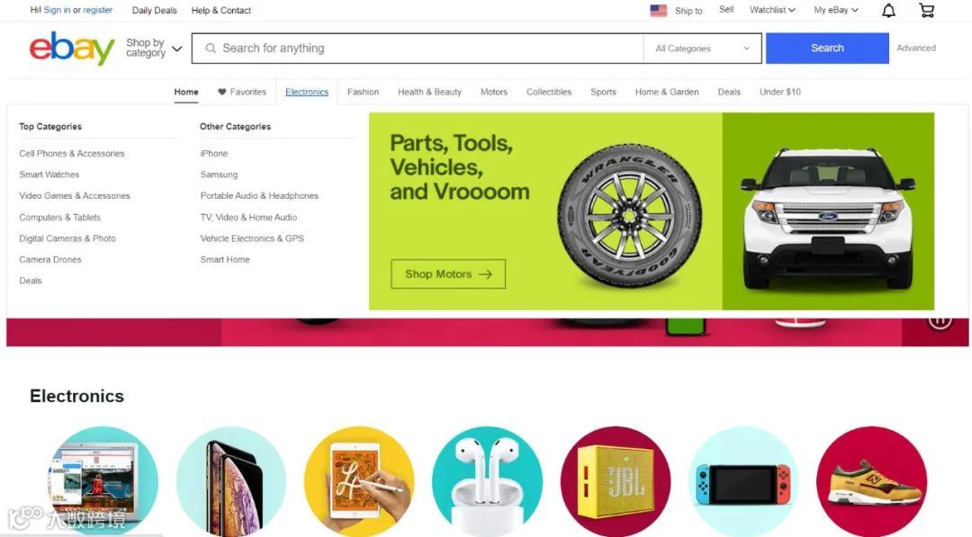 美国前10大电商平台是哪些？