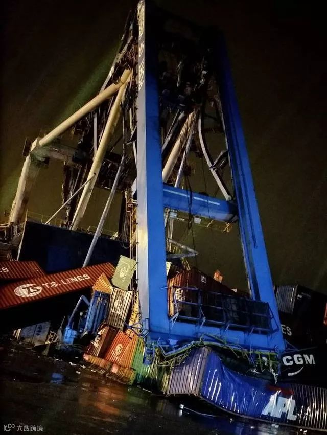 达飞旗下集装箱船撞上码头导致货柜受损船舶被扣，船期已出现严重延误！