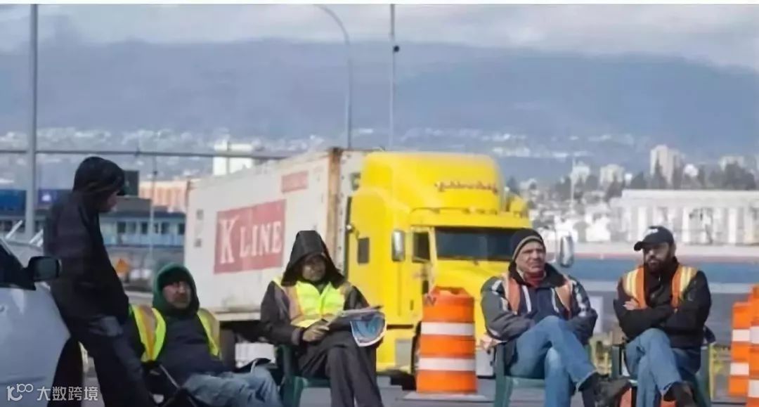 加拿大CN铁路公司开始大罢工，所有往内陆城市的集装箱都将暂时无法运输。