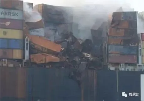 事件跟踪丨9天过去了，MSC DANIELA仍然过热不能靠泊，一些集装箱被烧成废铁！