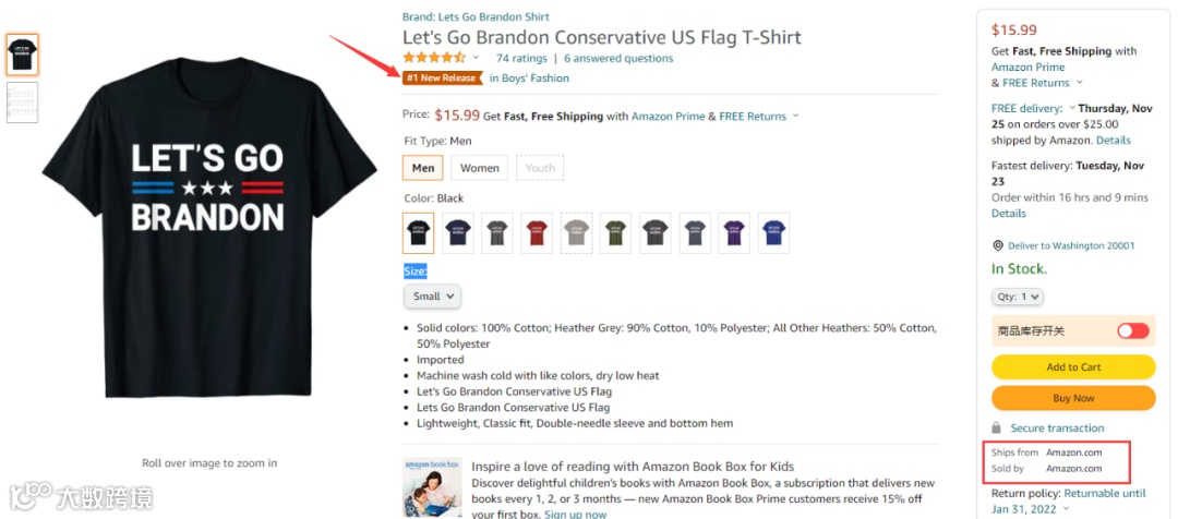 Let's Go Brandon相关产品能正常销售吗?