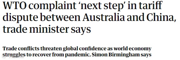 中澳贸易对峙“升级”！超60艘澳洲货轮滞留中港！中拟限制澳多个产业进口！