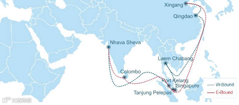 阳明海运新增远东-东印度航线